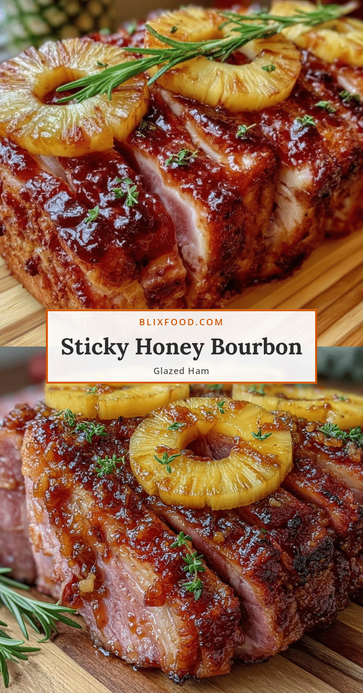 honey bourbon glazed ham recipe