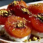 honey glazed roasted apricots - featured image