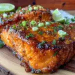 honey sriracha glazed salmon - featured image