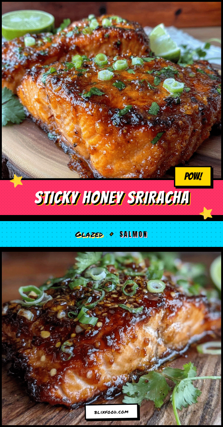 honey sriracha glazed salmon recipe