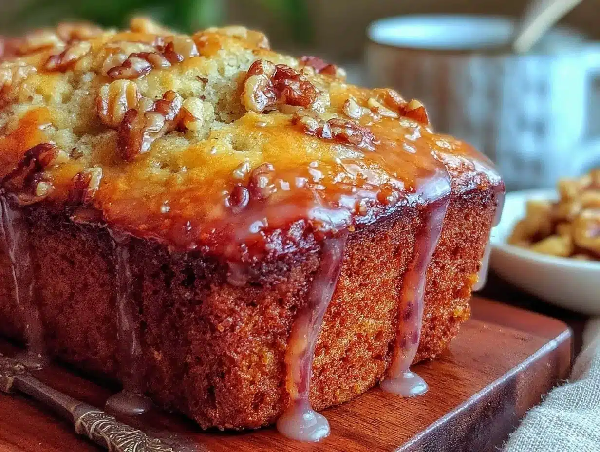 maple walnut banana bread preparation steps