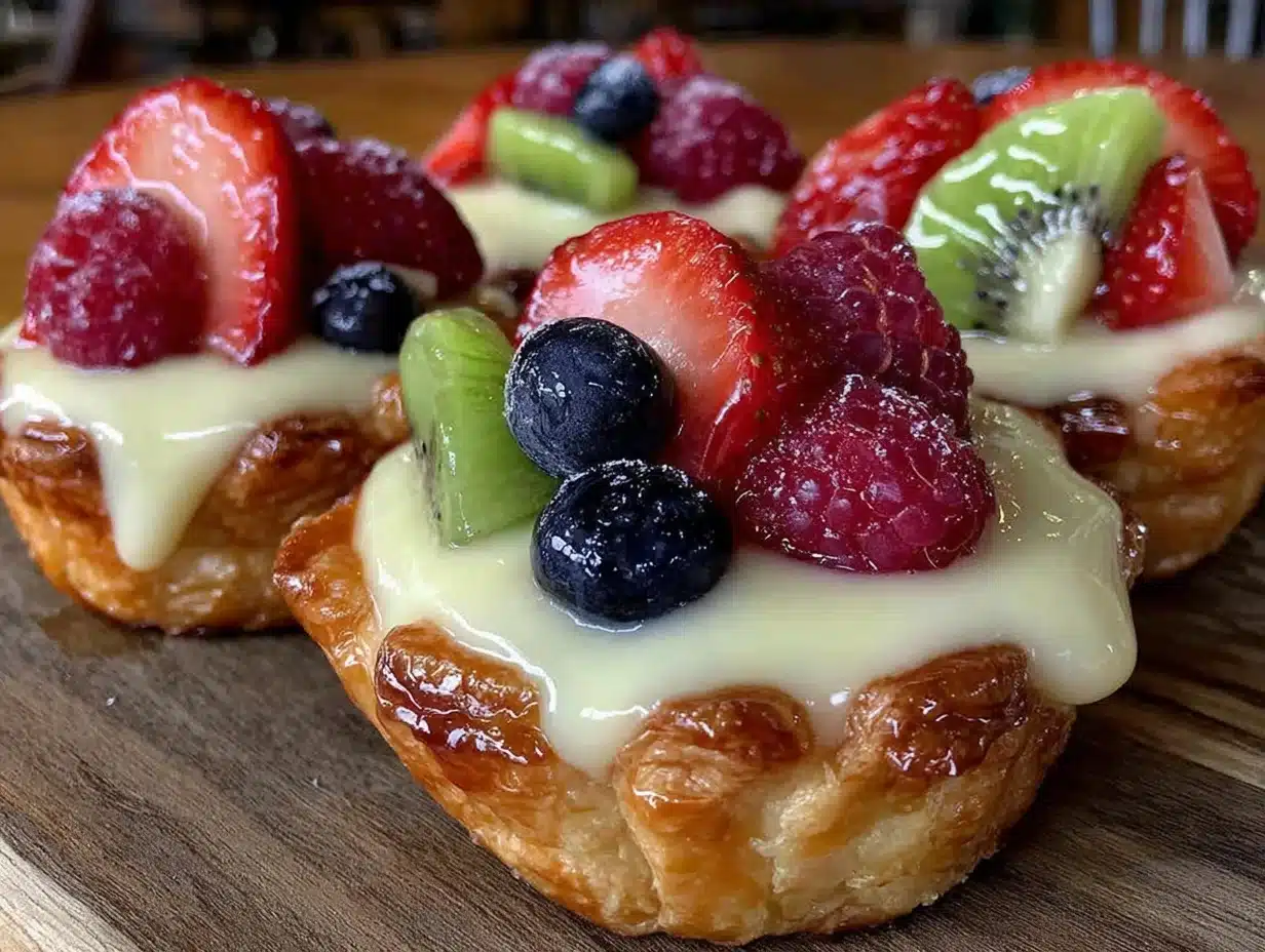 mini flag fruit tarts - featured image