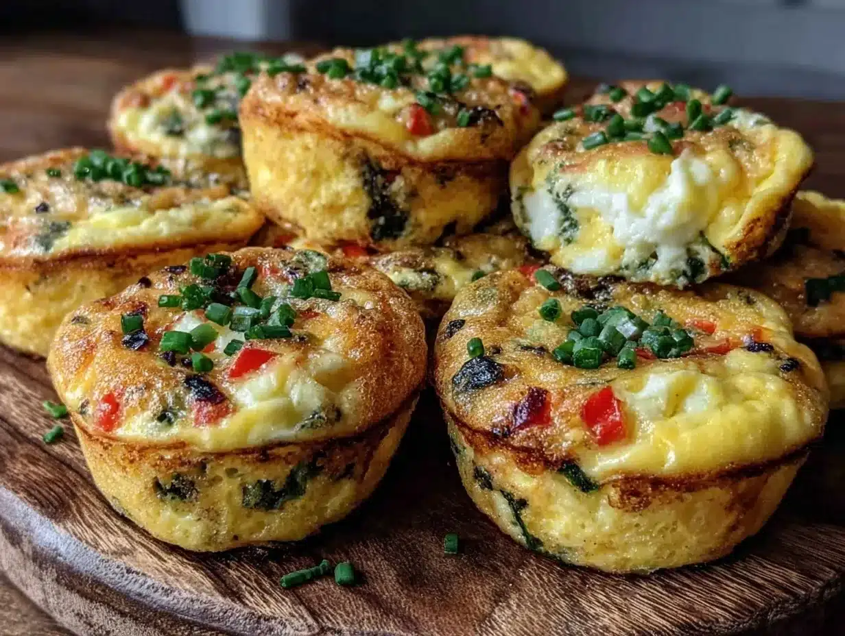 mini muffin tin egg bites preparation steps