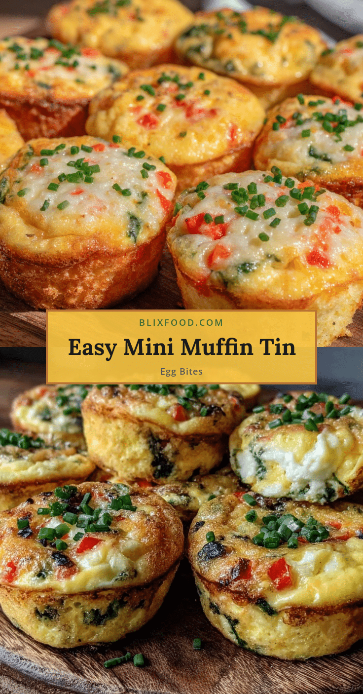 mini muffin tin egg bites recipe