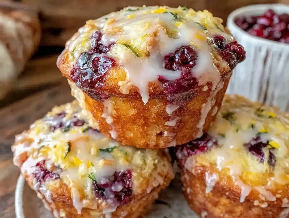 moist blueberry zucchini muffins preparation steps