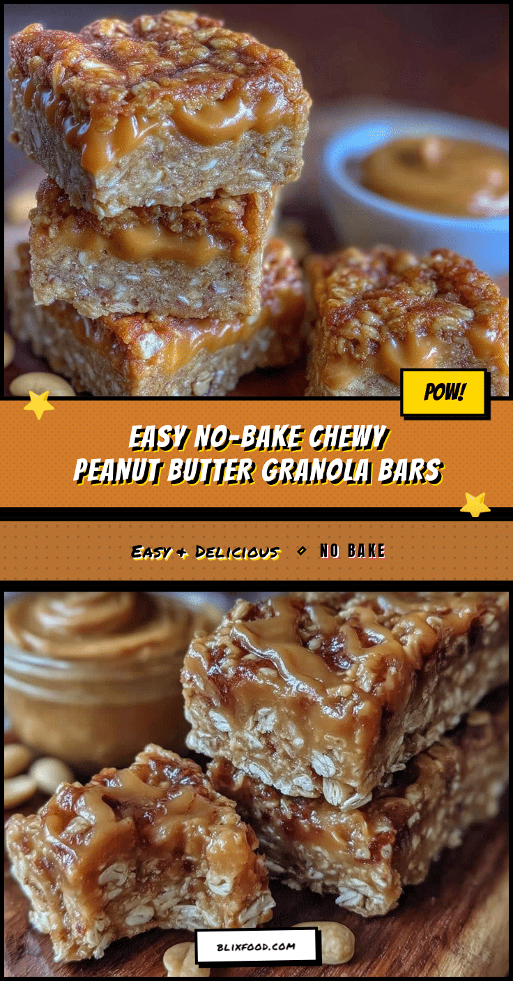 no-bake peanut butter granola bars recipe
