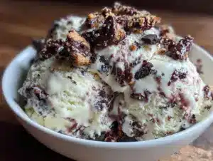 no-churn cookies and cream ice cream - featured image