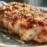 oven-baked honey garlic chicken breast - featured image