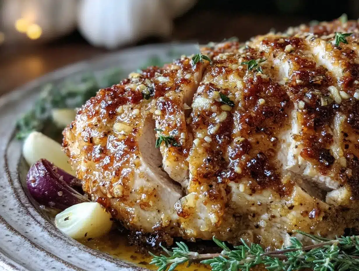 oven-baked honey garlic chicken breast preparation steps