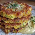 Parmesan zucchini fritters - featured image