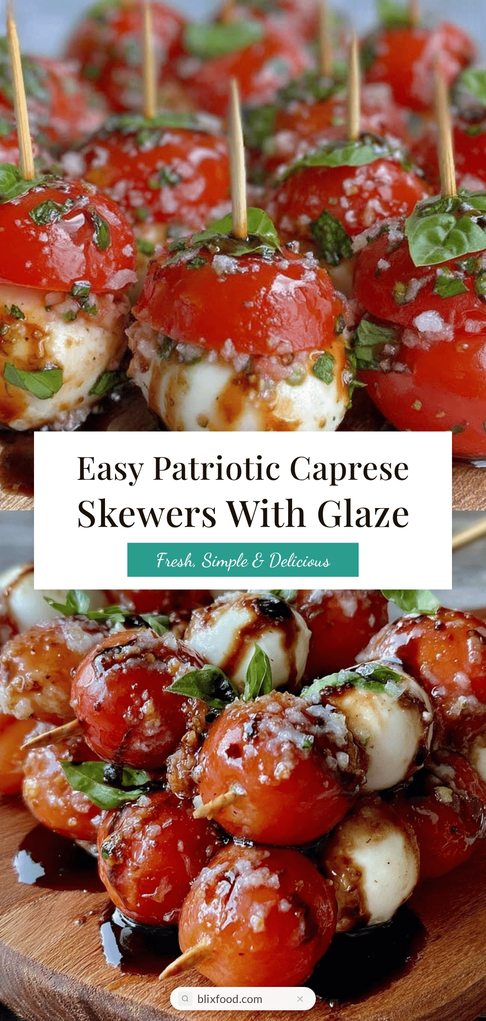 patriotic caprese skewers recipe
