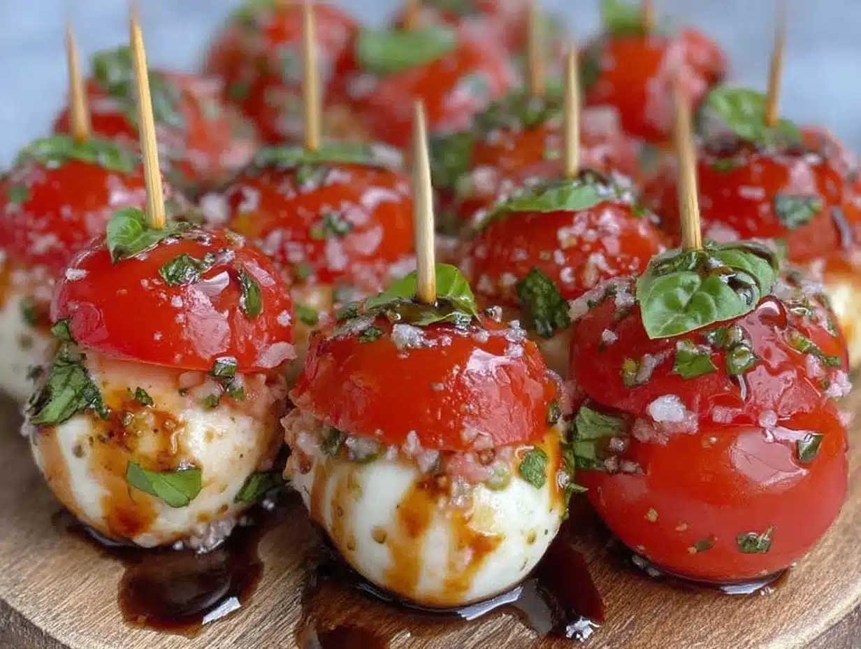 patriotic caprese skewers - featured image