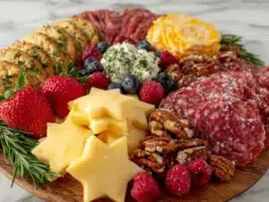 patriotic charcuterie board - featured image