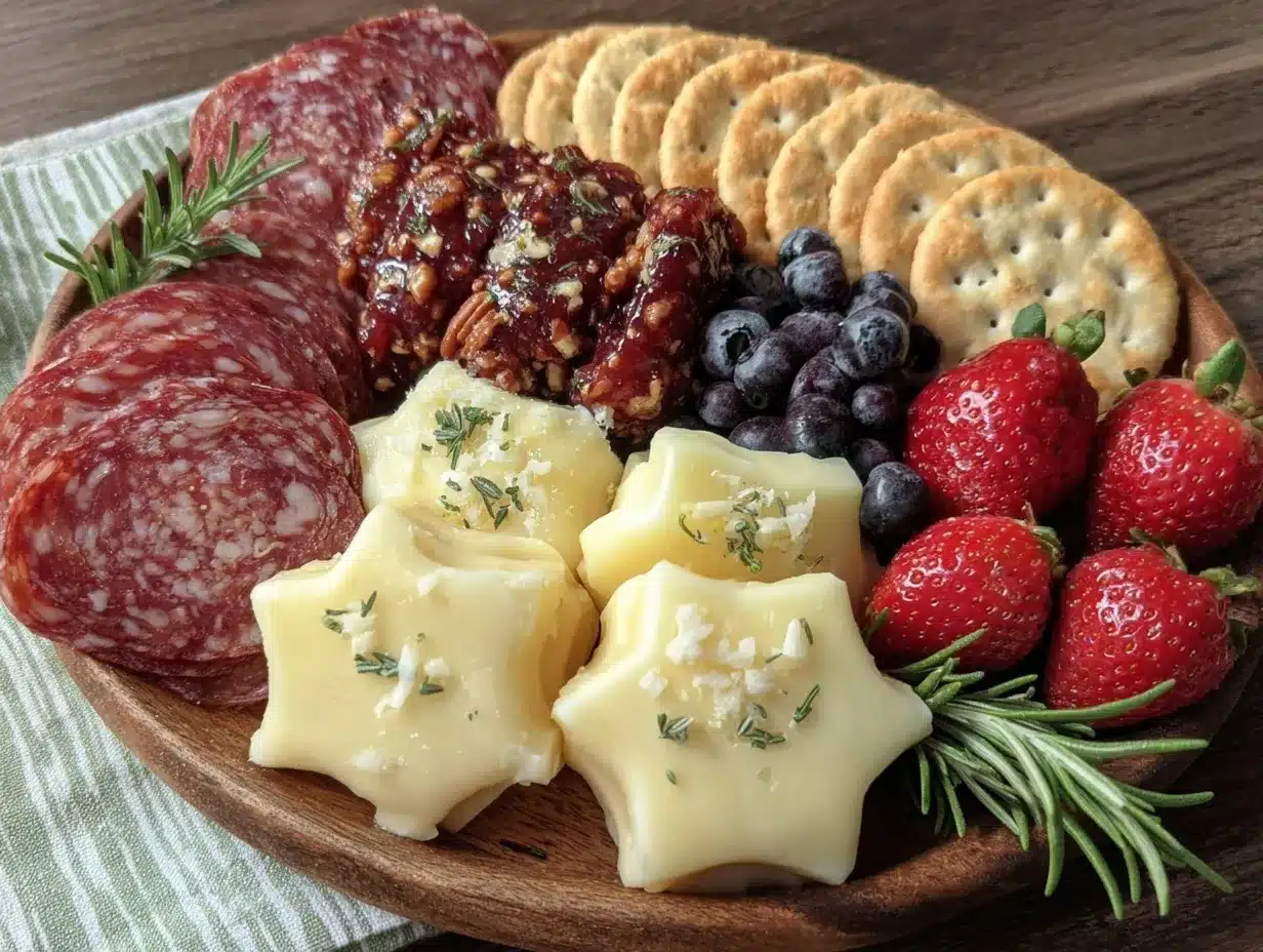 patriotic charcuterie board preparation steps