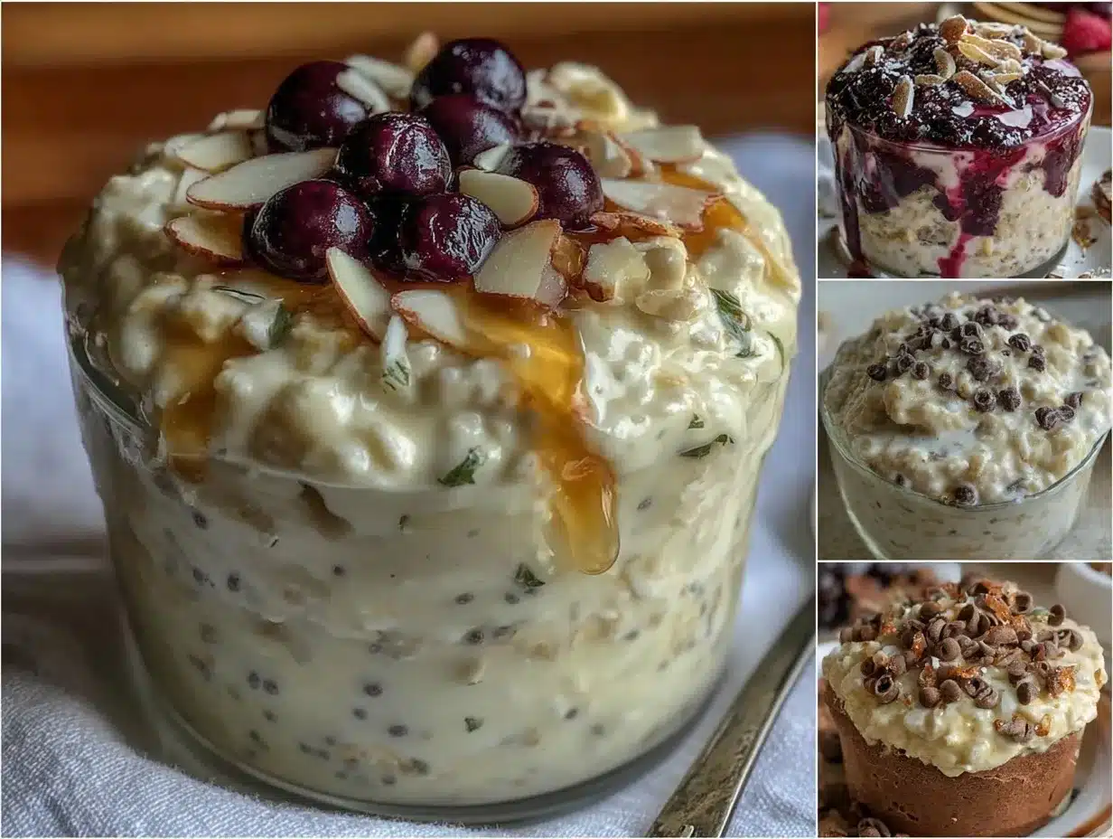 protein-packed creamy overnight oats preparation steps