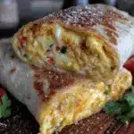 protein-packed egg white breakfast burrito - featured image