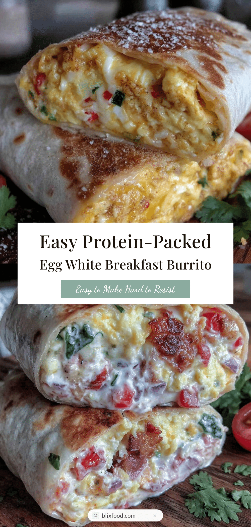 protein-packed egg white breakfast burrito recipe