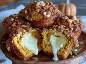 pumpkin spice streusel muffins - featured image