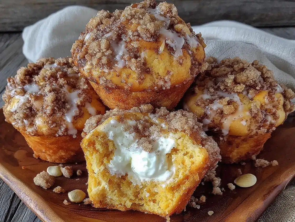 pumpkin spice streusel muffins preparation steps
