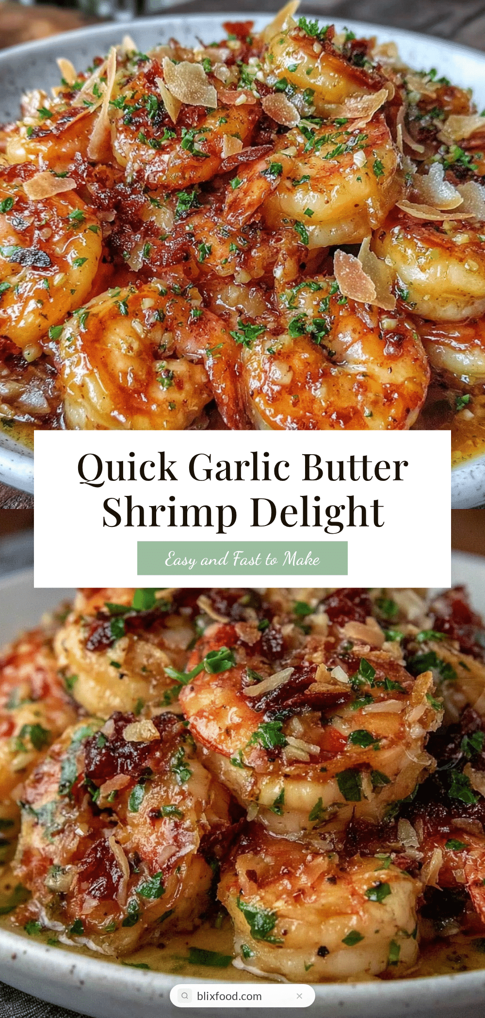 quick garlic butter shrimp recipe