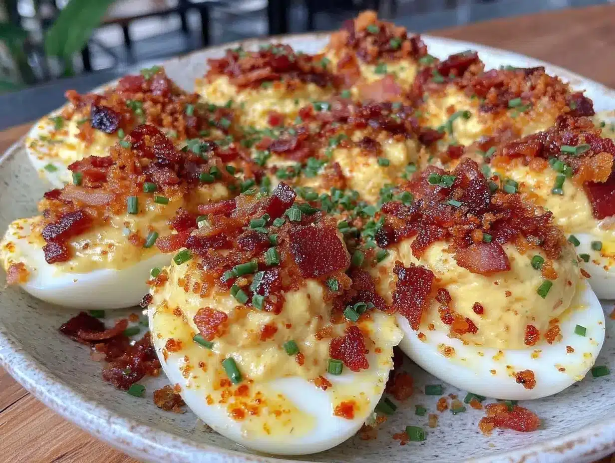 savory deviled eggs preparation steps
