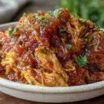 slow cooker bbq chicken - featured image