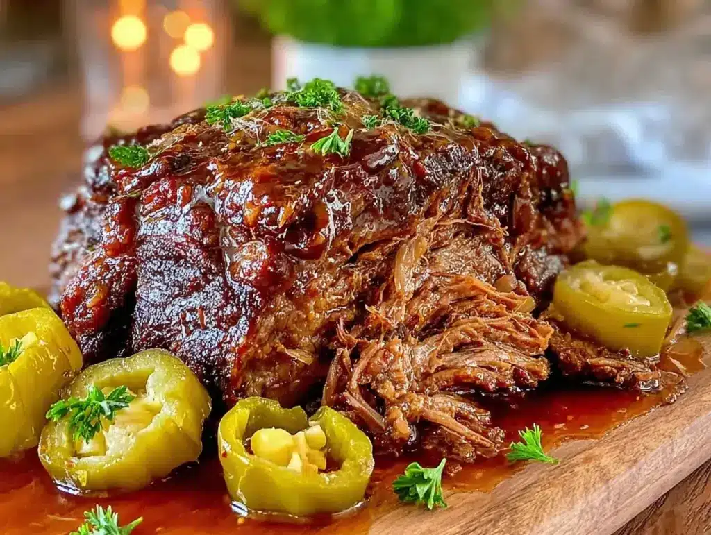 Slow Cooker Mississippi Pot Roast - featured image