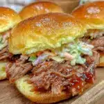 slow cooker pulled pork sliders - featured image