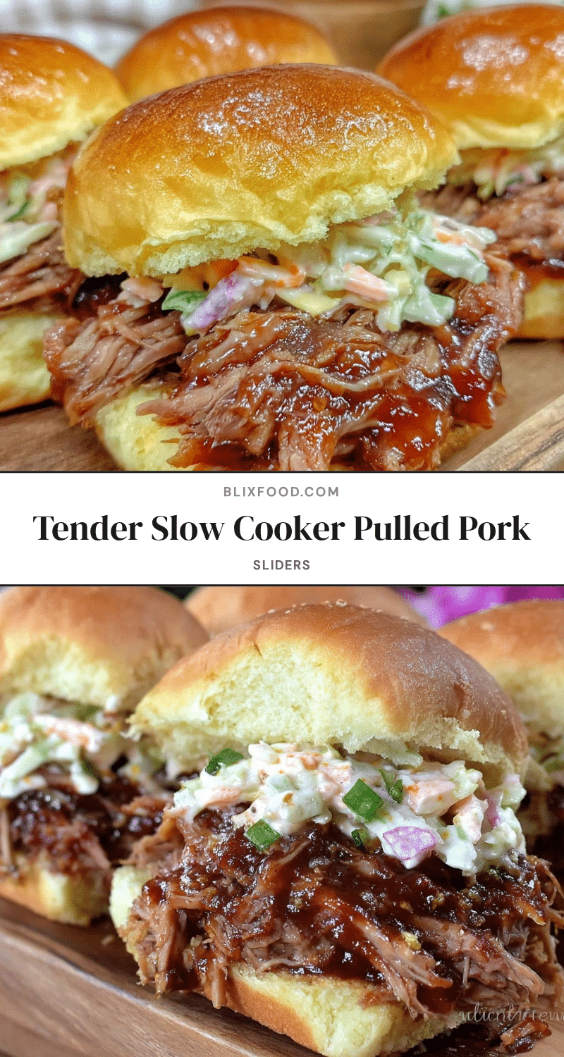 slow cooker pulled pork sliders recipe