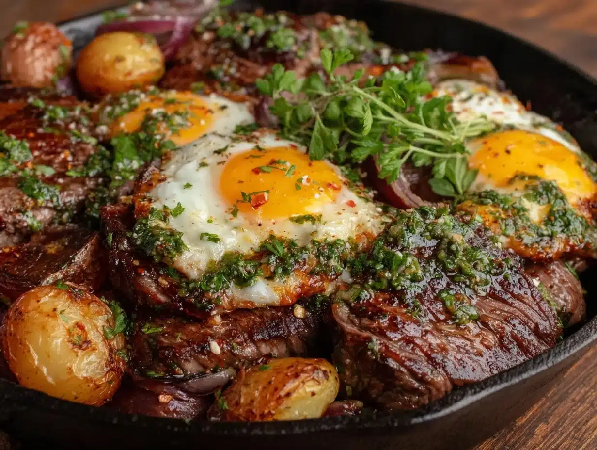 steak and eggs skillet - featured image