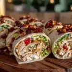 turkey ranch pinwheel wraps - featured image