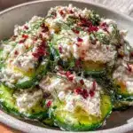 viral cucumber salad with cream cheese - featured image