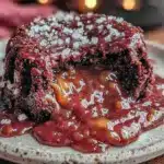 whiskey chocolate lava cake - featured image
