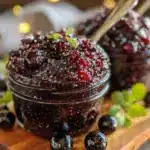 wild huckleberry jam recipe - featured image