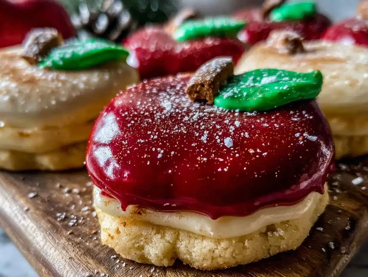 apple teacher gift sugar cookies - featured image