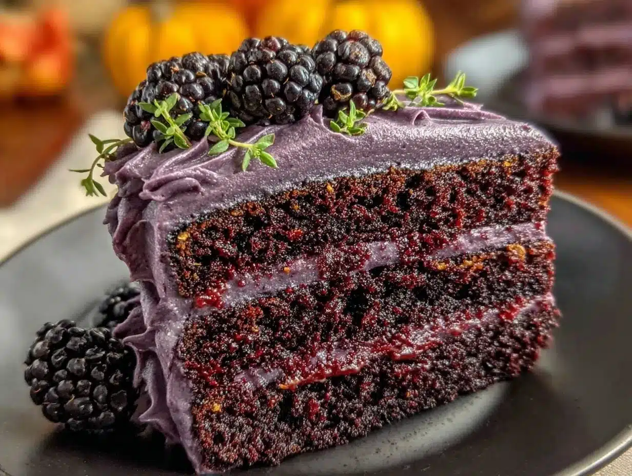 black velvet halloween layer cake preparation steps
