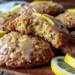 brown butter lemon zucchini cookies - featured image