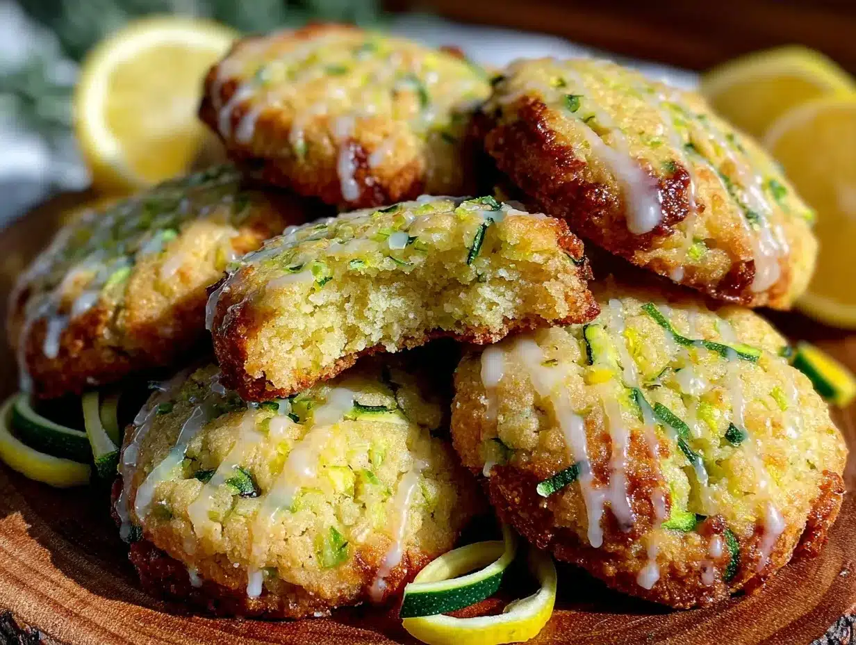 brown butter lemon zucchini cookies preparation steps