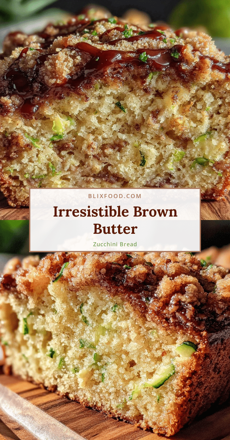 brown butter zucchini bread recipe