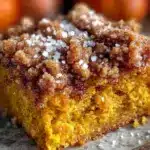 cozy pumpkin coffee cake - featured image