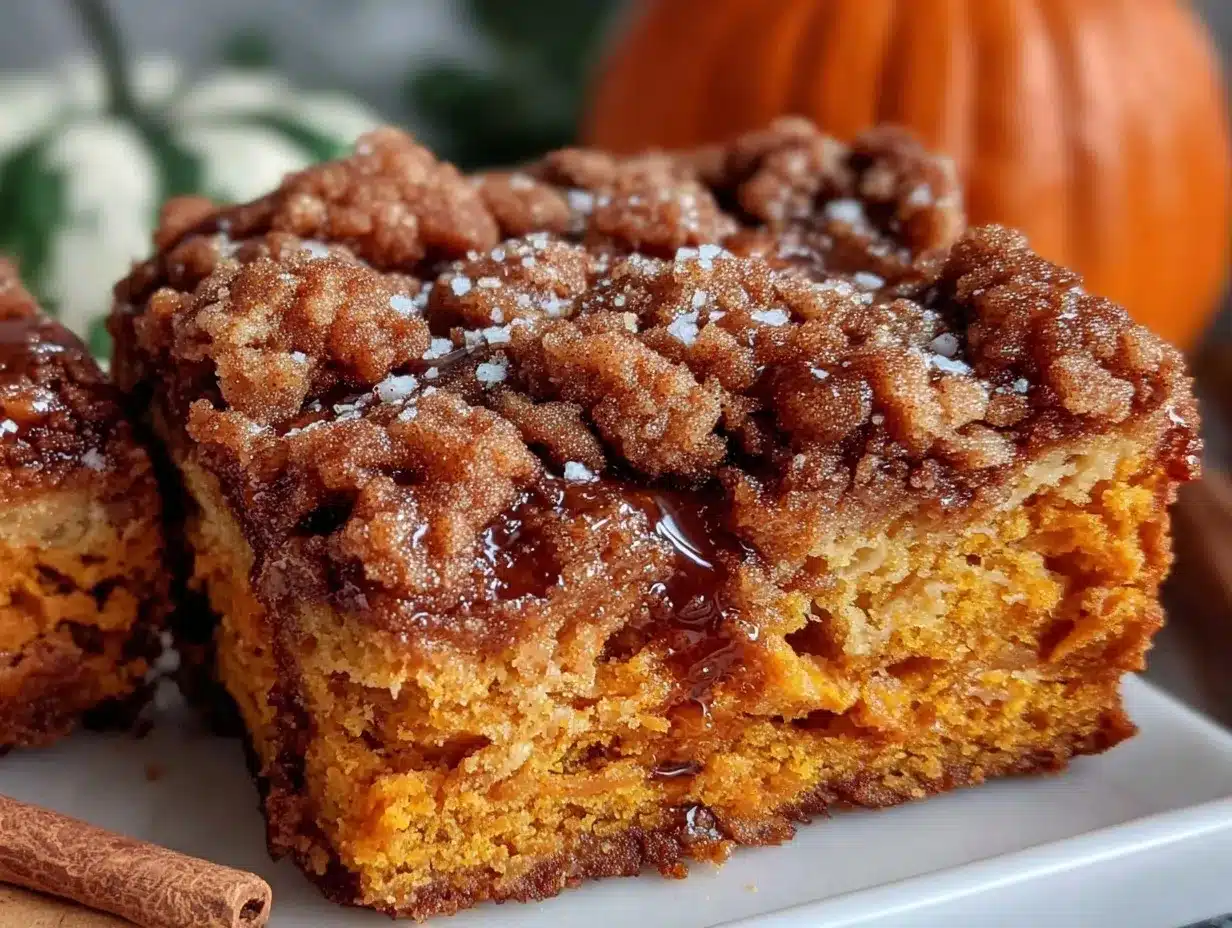 cozy pumpkin coffee cake preparation steps