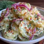 creamy cucumber salad - featured image