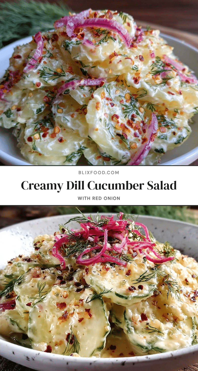 creamy cucumber salad recipe
