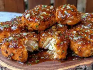 crispy air fryer salmon bites - featured image