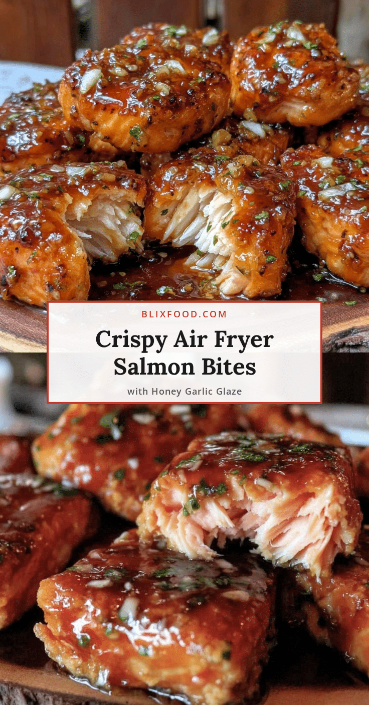 crispy air fryer salmon bites recipe