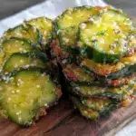 crispy quick refrigerator dill pickles - featured image