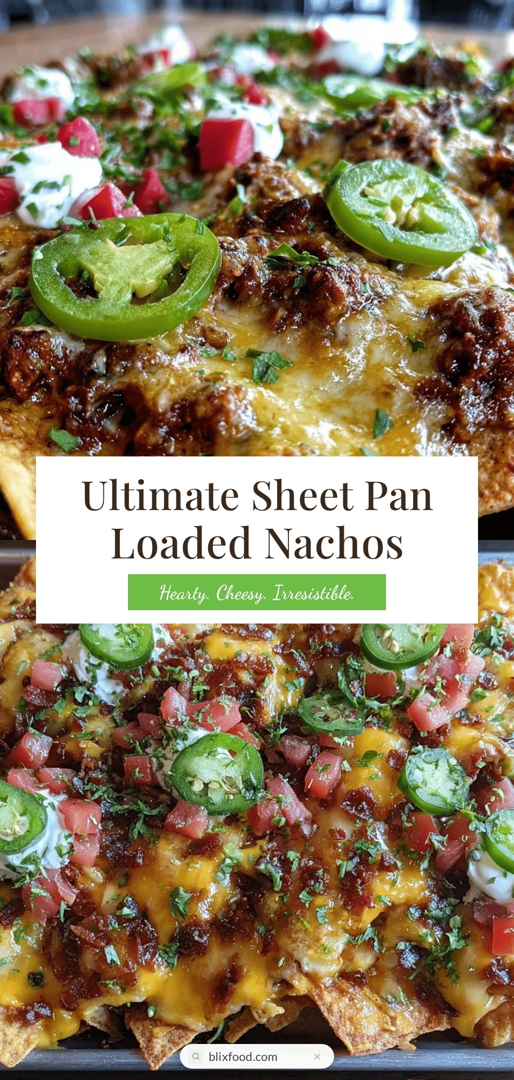 crispy sheet pan loaded nachos recipe