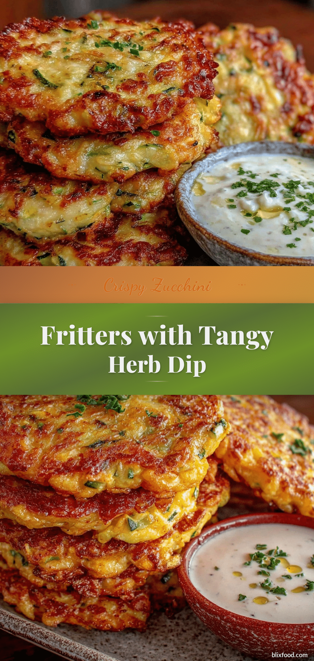 crispy zucchini fritters recipe