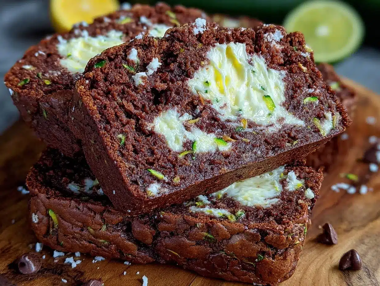 double chocolate zucchini bread preparation steps