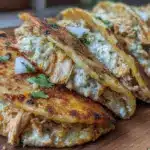 easy crockpot chicken tacos - featured image